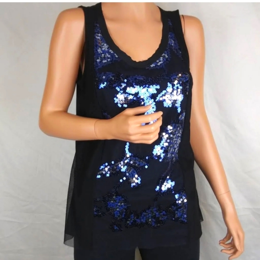 VERA WANG Sequined Top